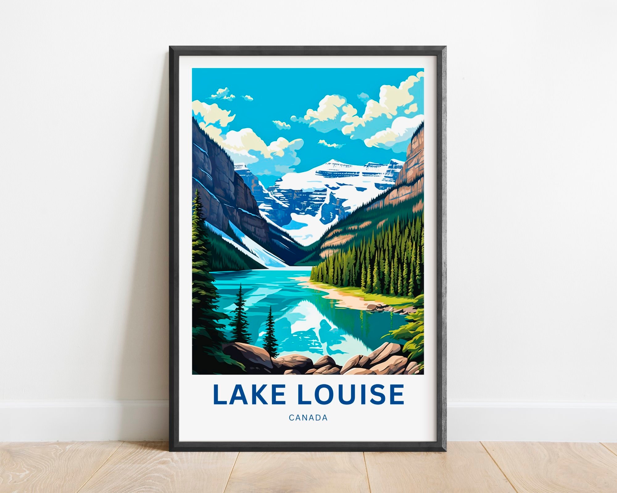 Lake Louise Painting - Etsy