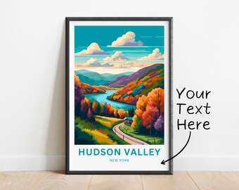 Personalized Hudson Valley Print: New York Wall Art