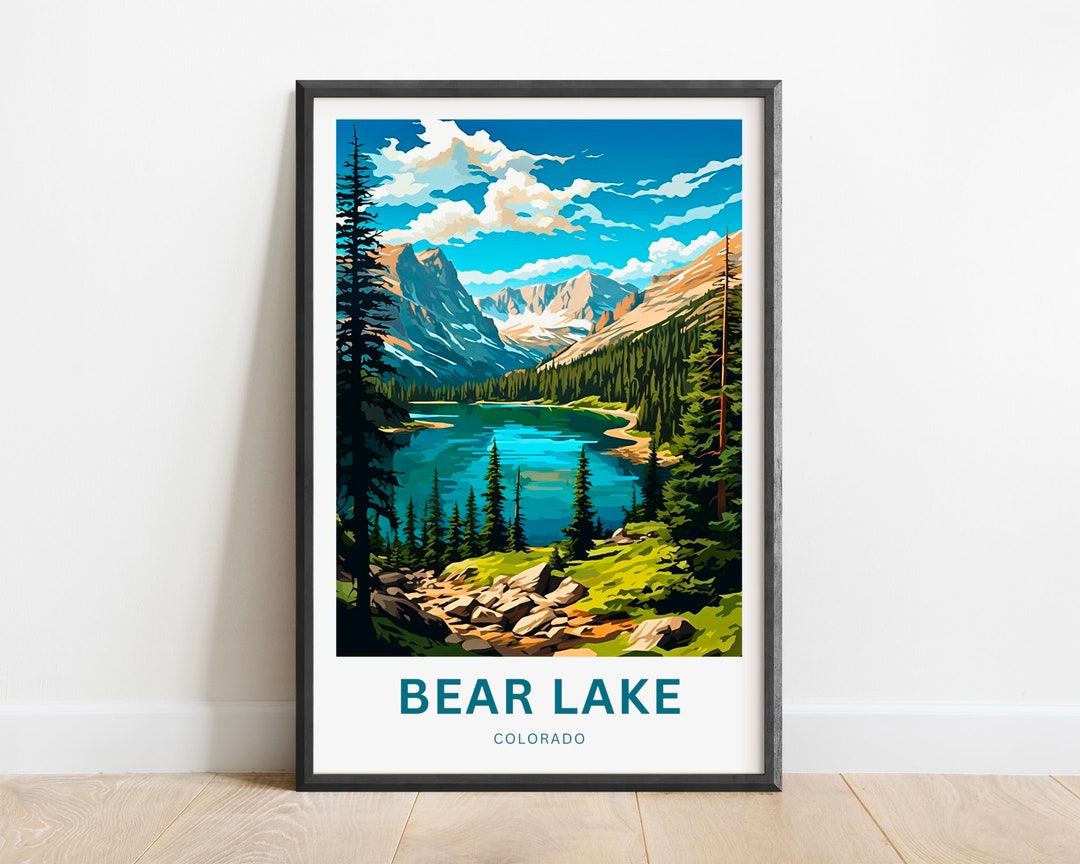 Bear Lake Colorado Print: Rocky Mountain National Park Art (digital ...