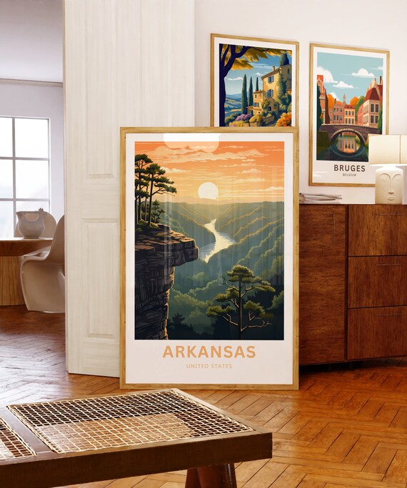 Arkansas Landscape Print: Ozark Mountains Wall Art (digital File