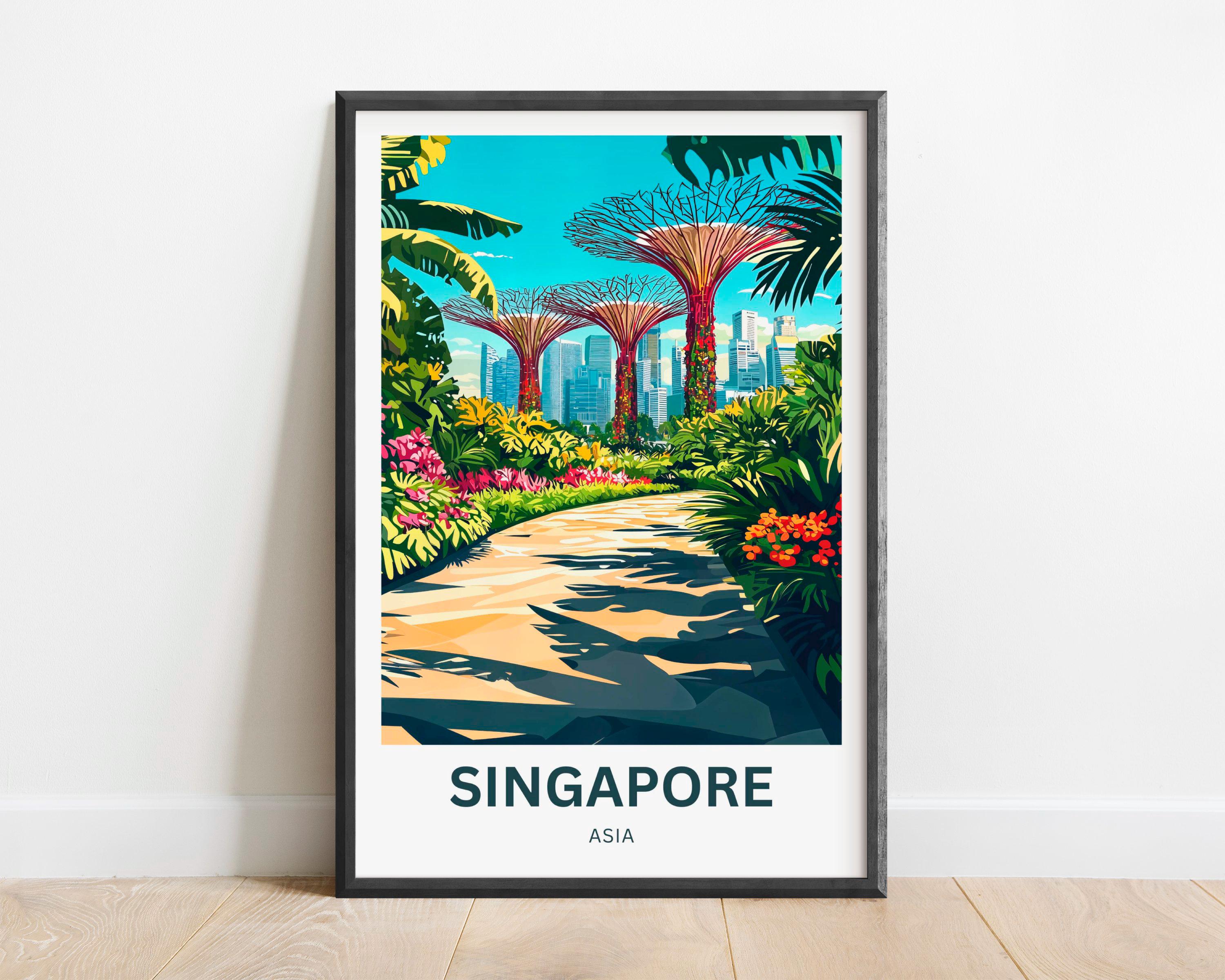 Singapore poster - Etsy 日本