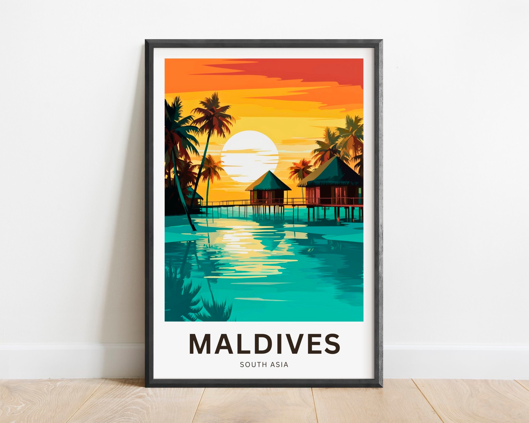 Maldives Poster - Etsy