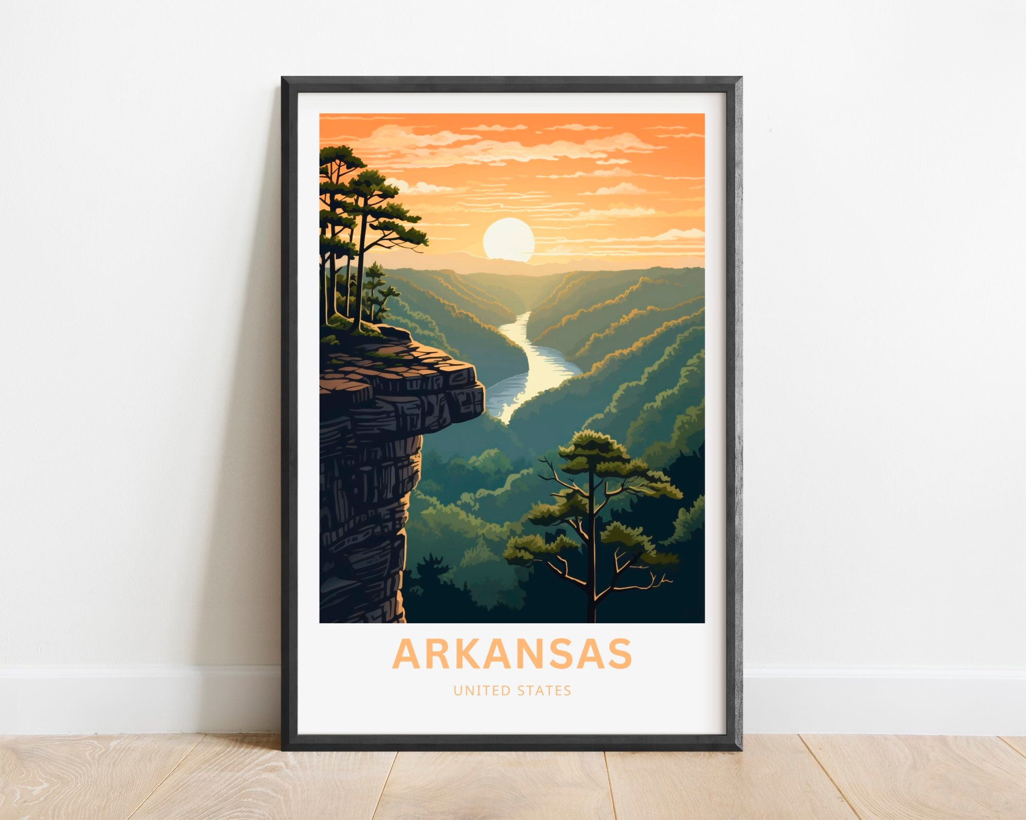 Arkansas Landscape Print: Ozark Mountains Wall Art (digital File