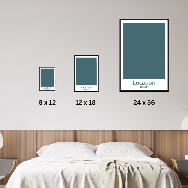 Santa Fe Travel Print Santa Fe Poster, New Mexico Wall Art, Framed