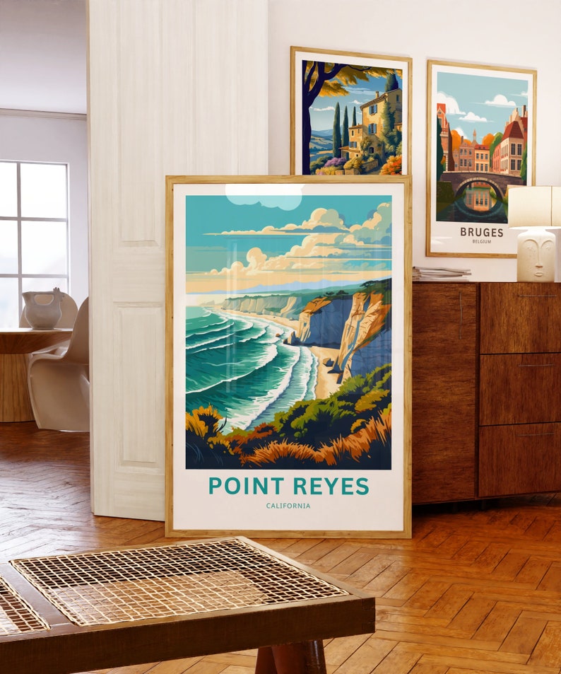Point Reyes Poster Personalized Point Reyes Travel Print - Point Reyes Poster, California ...
