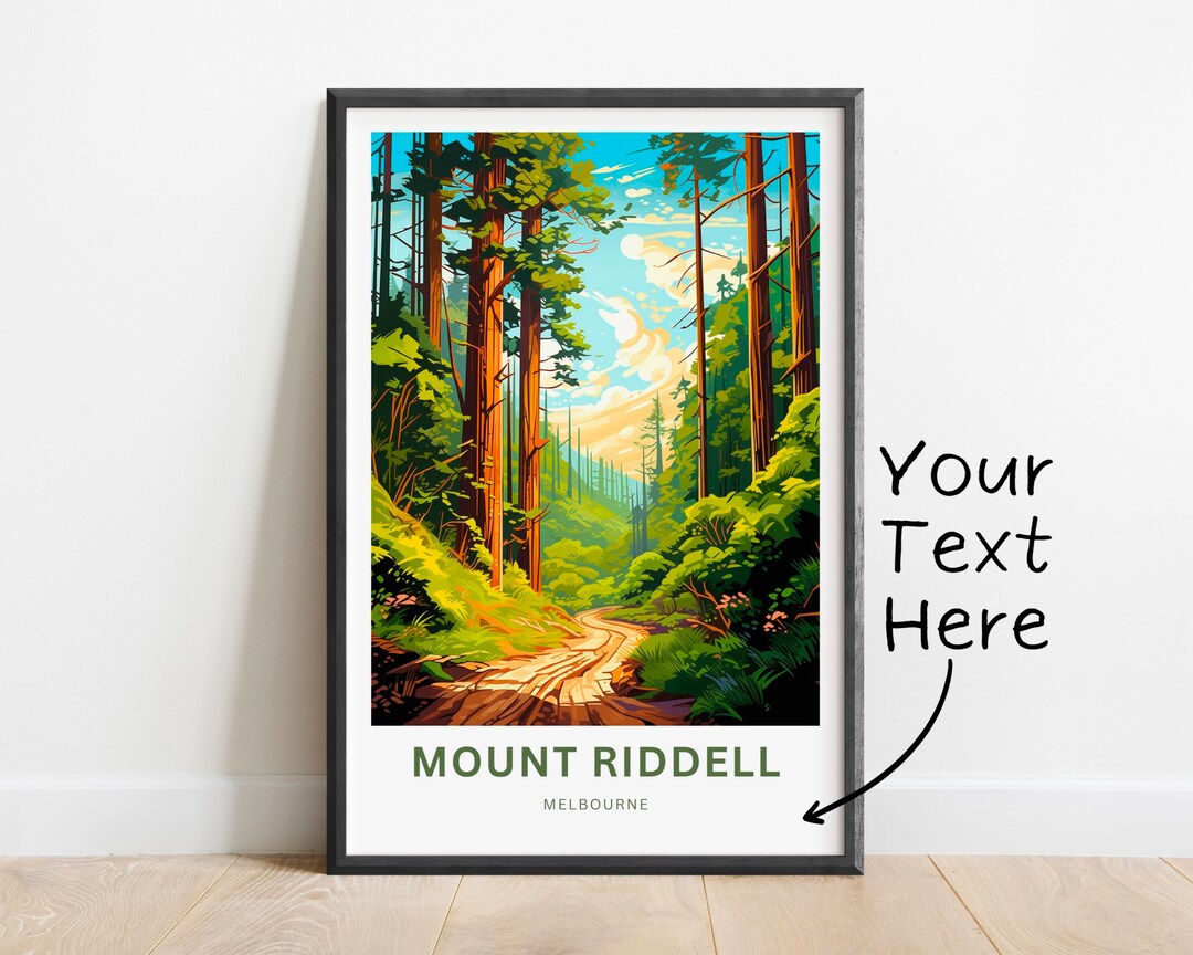 Personalized Mount Riddell Travel Print - Mount Riddell Poster ...