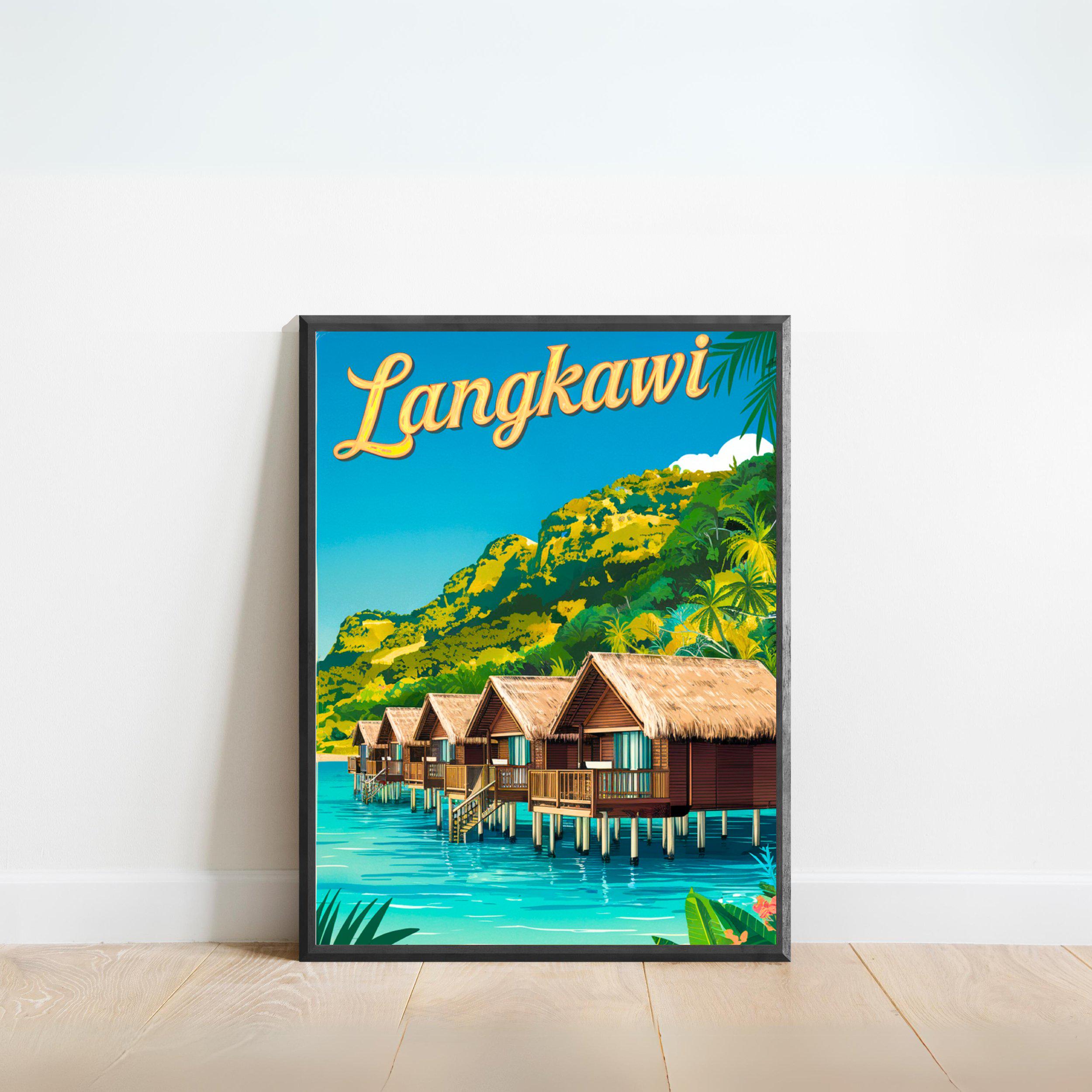Pulau Langkawi ランカウイ島 マレーシア パステル画 Pulau Langkawi ランカウイ島 マレーシア パステル画 Pulau Langkawi