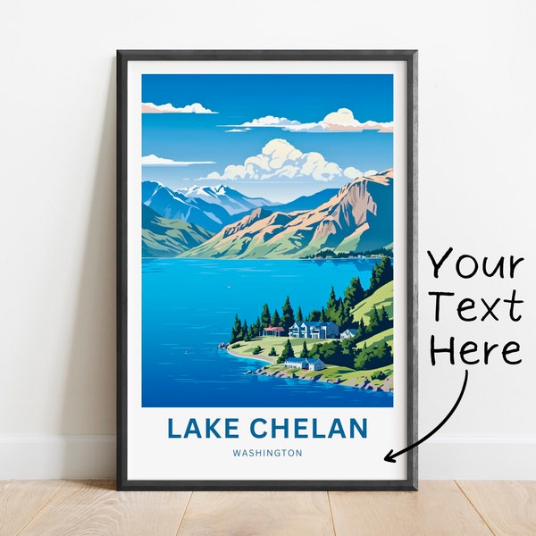 Lake Chelan Art Etsy