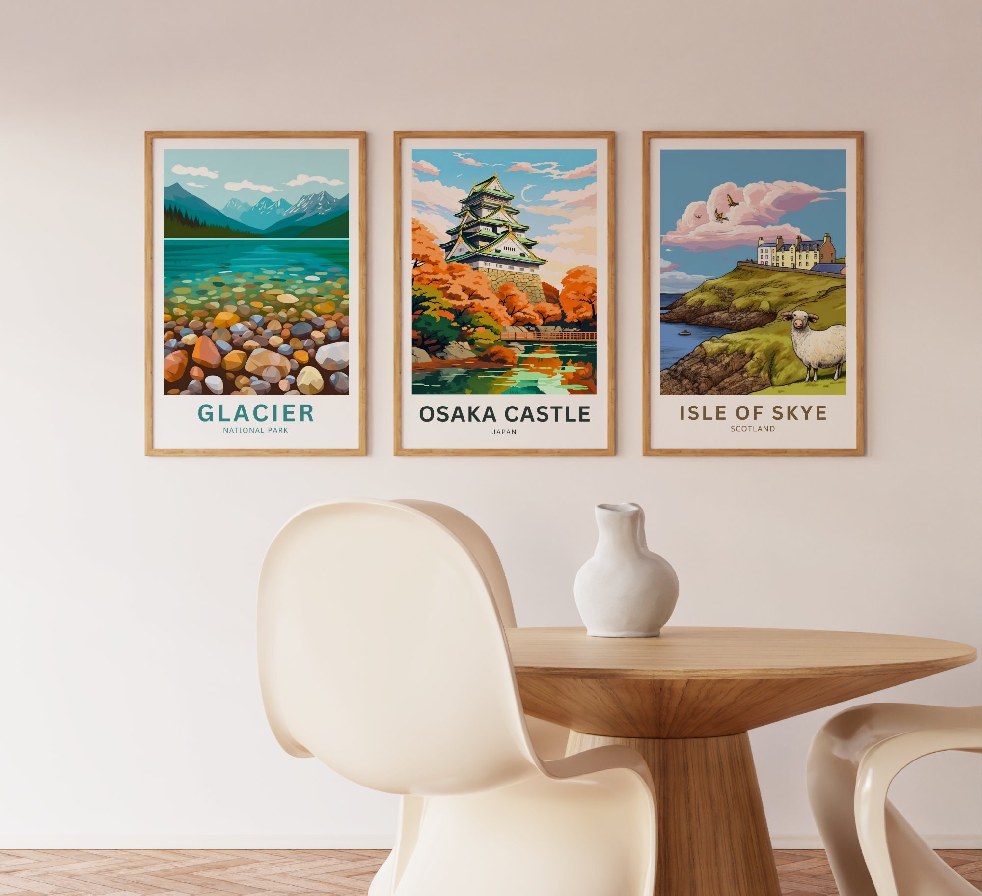 Osaka Castle Travel Print - Osaka Castle Poster, Japan Wall Art