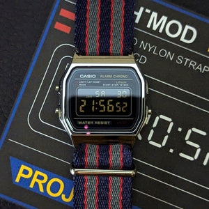 Digital watch nato strap sales