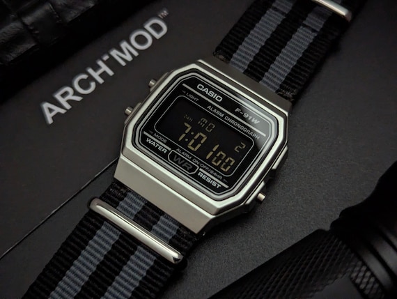 Casio f91w metal strap outlet