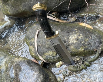 12 inch Machete Hunting Knife | Survival Knife | Hunting Knife | Hand Forge Machete Kukri | Ready To Use