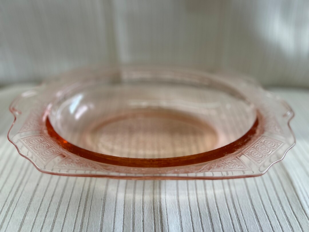 Vintage Pink Depression Glass Etsy
