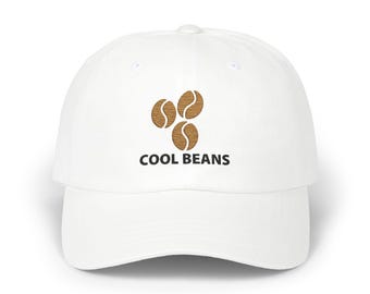 Embroidered Coffee Classic Dad Hat for Moms Coffee Bean Design Funny Mom Hat Caffeine Lover Gift Coffee Addict Cap