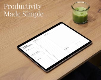 Timeboxing Daily Journal – A3/A4/A5 Printable daily planner, Timebox to improve your productivity