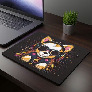 Kawaii Mousepad Puppy Mousepad Cute Dog Mousepad Kawaii Mouse Pad Gaming Mousepad