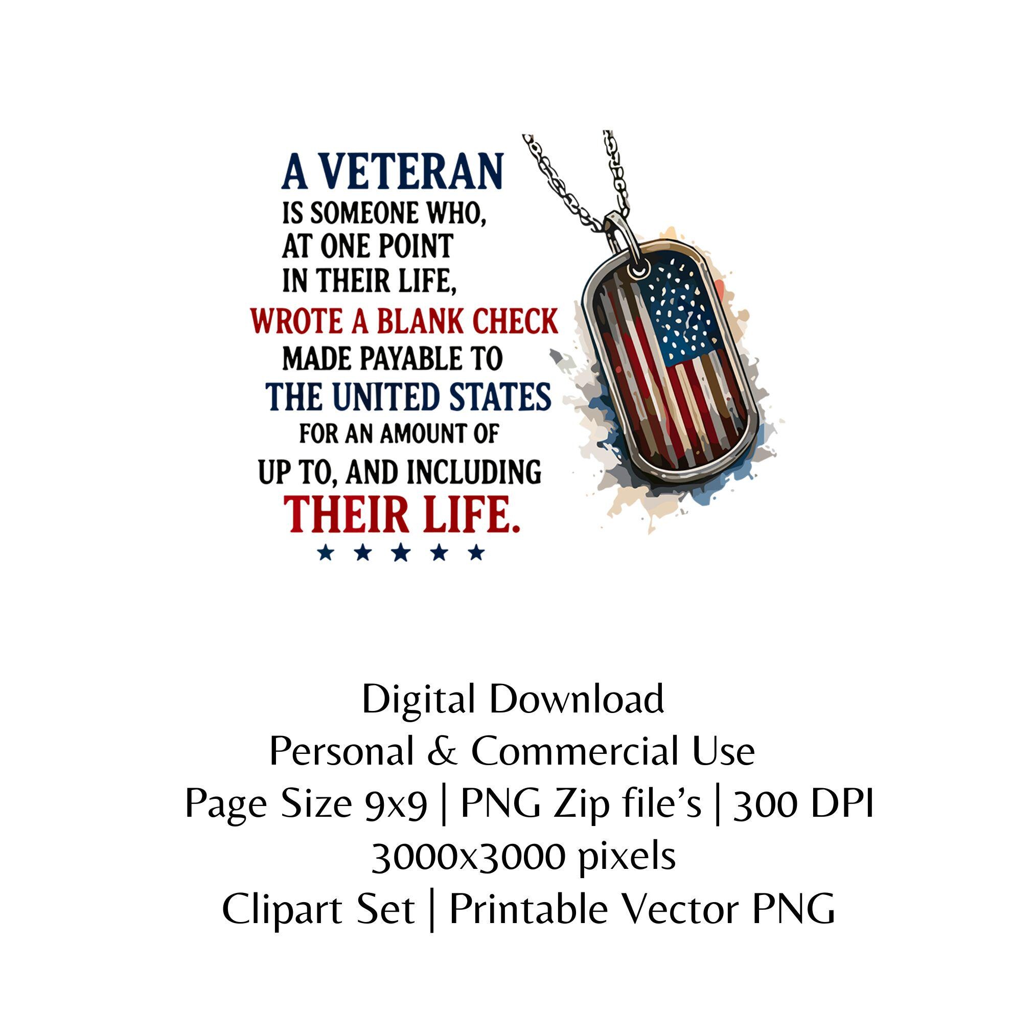 Veteran Helpful Graphics Veteran Appreciation Clipart Bundle | Patriotic PNG Graphics, Military ...