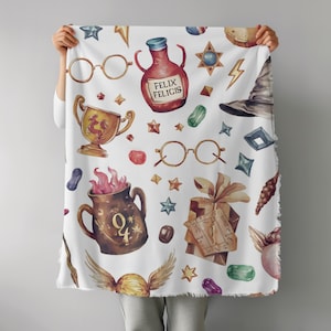 Magical Seamless Pattern, Wizard School Seamless Pattern, Wizard ...