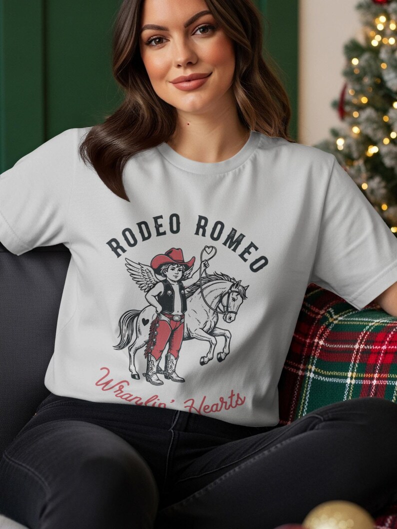 Rodeo Romeo PNG, Wranglin Hearts, Vintage Cowboy Cupid, Western Angel ...