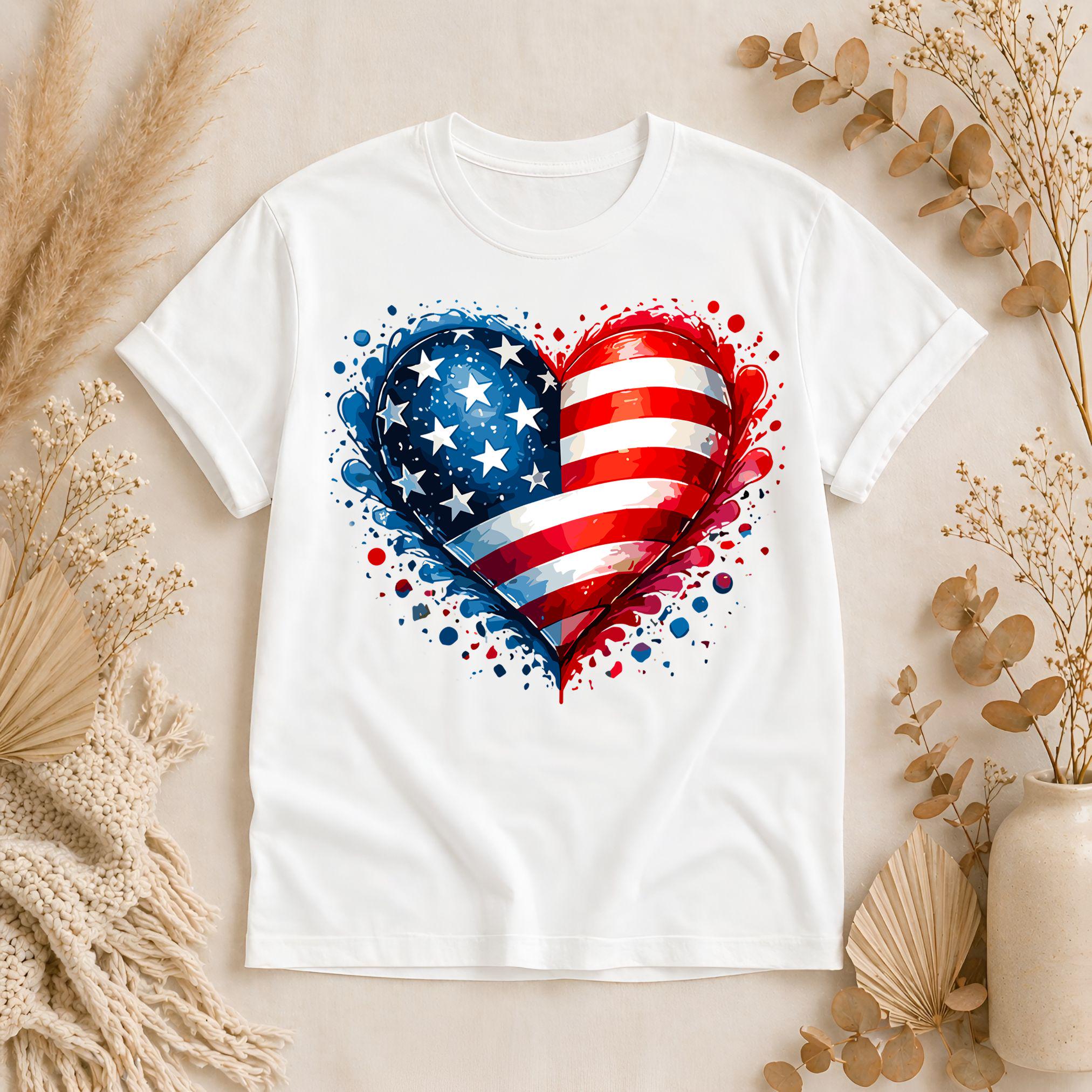 Memorial Day Watercolor PNG Clipart Bundle | Patriotic American Flag ...