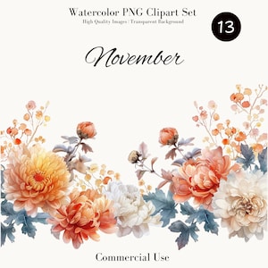 Clipart de borda floral de peônia crisântemo, convite de casamento em aquarela, design de cartão elegante, flores pintadas à mão, uso comercial