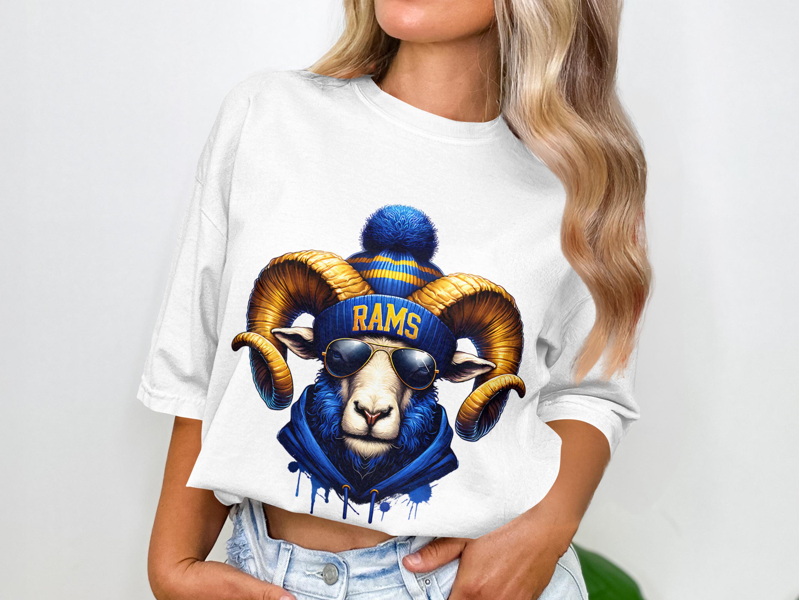 Custom Rams PNG, Change Color Text, Team Spirit Design, Sports Fan Art ...