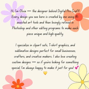 Digital Pro Craft AI-Designed Clipart Sets, Unique T-Shirt Graphics for Small Businesses
