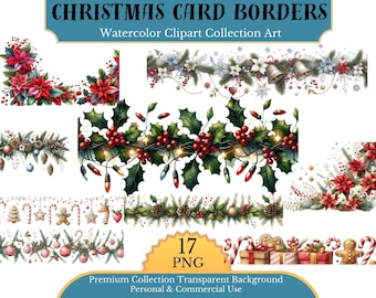 Christmas garland png, Christmas Border png, merry christmas png,sublimation design,christmas clipart,Digital Download,Commercial use