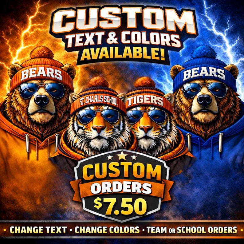 Lions Sport Maskottchen PNG, Cooler Löwe Design, Detroit Lions, Fußball Grafik, Sofort Download, Sport Fan Geschenk, Löwe mit Sonnenbrille Bild 2