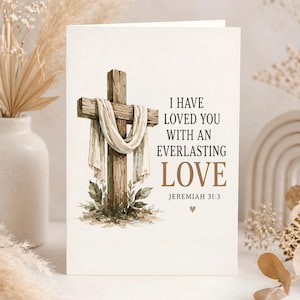 Zestaw clipartów o tematyce religijnej, werset biblijny w formacie PNG, grafika akwarelowa chrześcijańska, clipart wielkanocnego krzyża, religijne wzory sublimacji, zestaw 10 sztuk zdjęcie 7