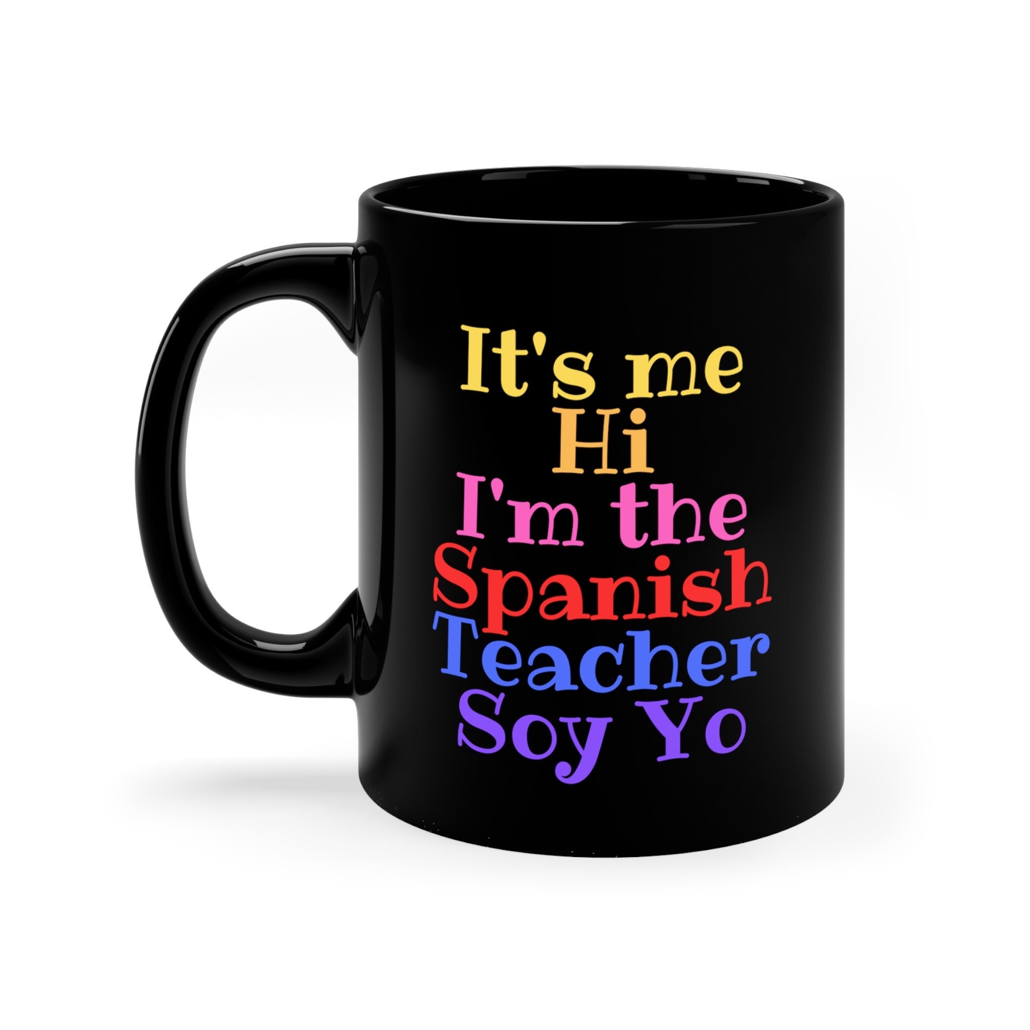 Spanish Teacher Gift Dímelo en Español with Funny Llama Travel Mug by  trndsttr