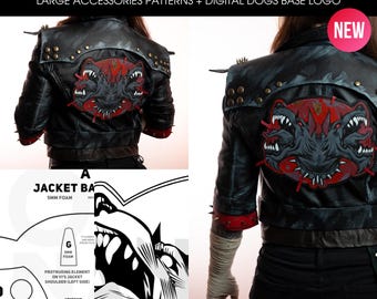 Vi Arcane 2 Pit Fighter Emo Set Patterns Pack Bundle Accessories Digital Logo Design Inspired League of Legends Lol Cosplay Game Jinx