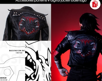 Pit Fighter Emo Vi Arcane 2 Set Patterns Pack Bundle Accessories Digital Logo Design Inspired League of Legends Lol Cosplay Game Jinx