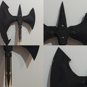 Pattern & Tutorial - Karlach Ax from Baldur's Gate 3 Inspired Tiefling Barbarian Cosplay Game image 4
