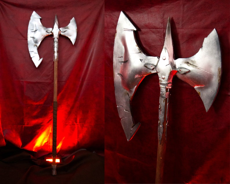 Pattern & Tutorial - Karlach Ax from Baldur's Gate 3 Inspired Tiefling Barbarian Cosplay Game image 2