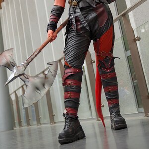 Pattern & Tutorial - Karlach Ax from Baldur's Gate 3 Inspired Tiefling Barbarian Cosplay Game image 6
