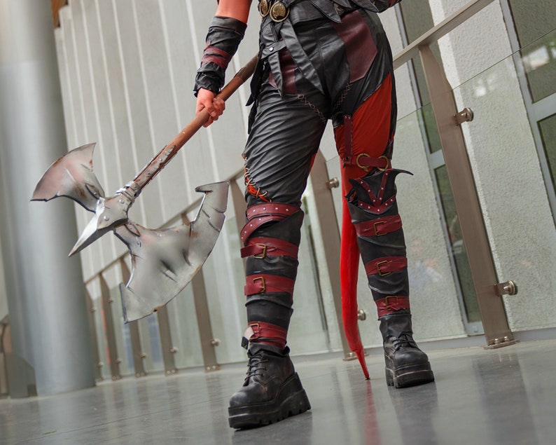 Pattern & Tutorial - Karlach Ax from Baldur's Gate 3 Inspired Tiefling Barbarian Cosplay Game image 6