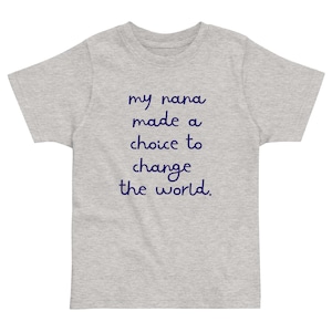 My Nana Chose to Change the World - Spelman College Toddler Tee Shirt (Navy)