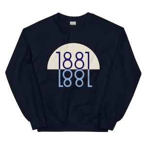 Undaunted Since 1881 - Spelman College Crew Neck Sweatshirt (Navy)