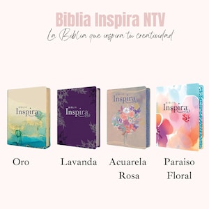 Biblia personalizada, Biblia Inspira NTV: La Biblia que inspira tu creatividad (Spanish Edition)