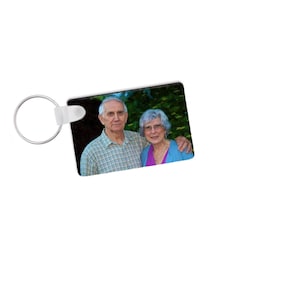 Personalized Photo Keychain: Double Sided Custom Luggage Tag