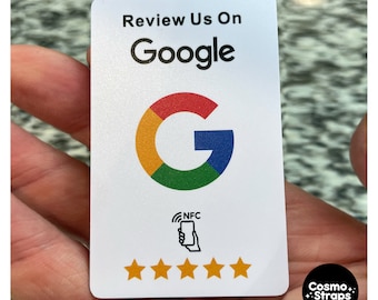 Google Review Cards - Instantly Bring Customers to Your Review Page Using NFC Contactless Tappable Technology for All Mobile Devices