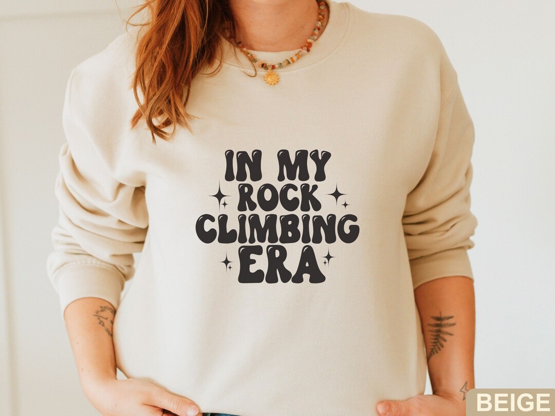 In My Rock Climbing Era Shirt for Girlfriend, Gym Tee, Indoor Rock