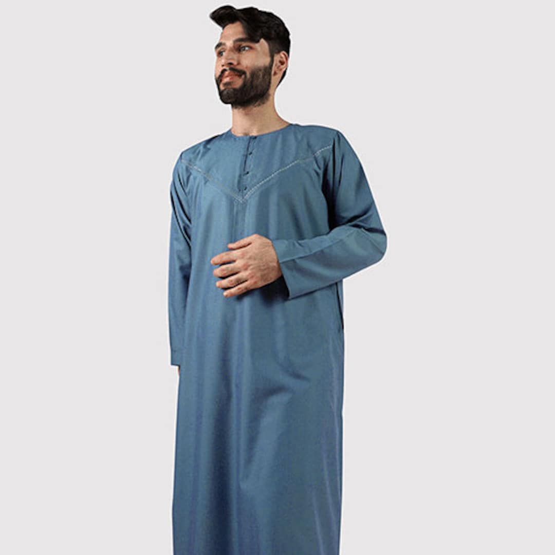 Al Aseel Omany Style Thobe ثوب الأصيل عماني - Etsy