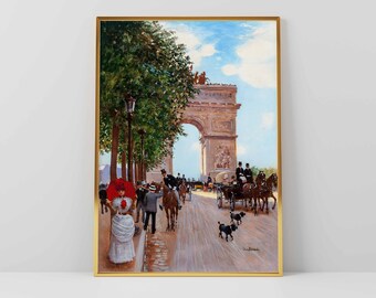 エトワール凱旋門、シャンゼリゼ、シャルル ド ゴール広場、パリ