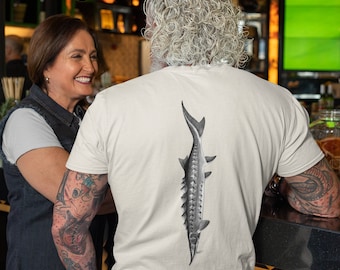 Sturgeon Fishing Shirt: Carpe Manana - Beach & Boat