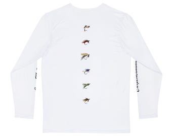 Fishing Flies Long Sleeve Shirt: Outdoor Sportsman Tee