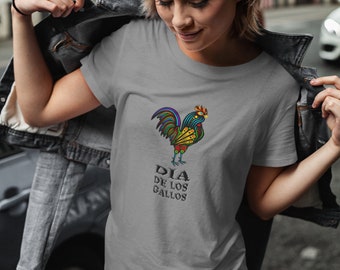 Dia De Los Gallos T-Shirt – Fiesta Rooster Graphic Tee
