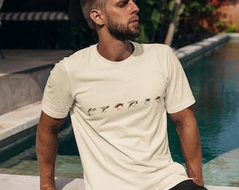 Fly Fishing T-Shirt: Softstyle Cotton Angler Apparel