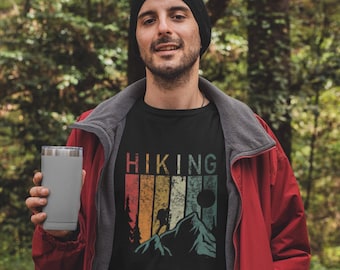 Vintage Hiking T-Shirt: Mountain Exploration, Nature Lover Gift